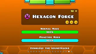 Hexagon Force | Geometry Dash (*ALL COINS*) level 16