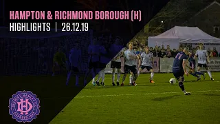 Dulwich Hamlet v Hampton & Richmond Borough, National League South, 26/12/19 | Match Highlights