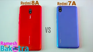 Redmi 8A vs 7A SpeedTest and Camera Comparison