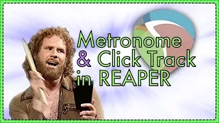 Metronome and Click Track in REAPER - Beginner REAPER DAW Tutorial
