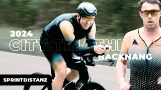 SO LIEF MEIN ERSTER TRIATHLON in 2024 | City Triathlon Backnang | TRIATHLON DOKU |