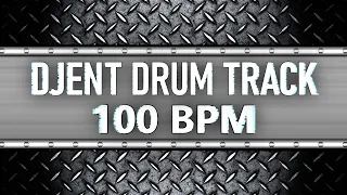 Dark Djent Metal Drum Track 100 BPM Drum Beat (Isolated Drums) [HQ]