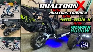 DUALTRON X vs THUNDER vs SUR RON X vs CHARGER 8000W