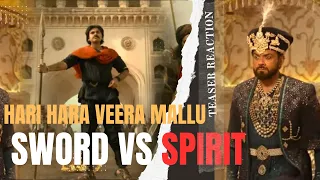 VP Reaction on #HariHaraVeeraMallu: Sword vs Spirit - Teaser (HINDI) | Pawan Kalyan