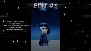 7 Roblox Edits That You Should Try! ✨