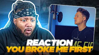 CONOR MAYNARD - You Broke Me First REACTION!!