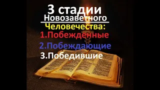 3 стадии НОВОЗАВЕТНОГО Человечества: Побежденные,Побеждающие и ПОБЕДИВШИЕ.