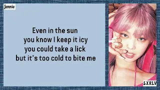 BLACKPINK - Ice Cream (with Selena Gomez) easy lyrics