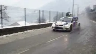Latvala crash VW POLO R WRC - Rallye Monte Carlo 2013