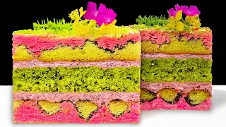 🍰 FLOWERS OF UKRAINE - author's WEDDING CAKE [new style]