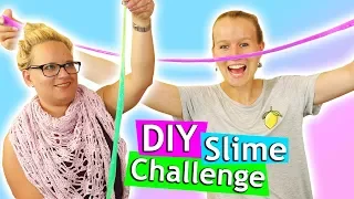 DIY Slime Challenge | Flaschenschleim Kathi vs Eva| Wer ist schneller? Wer macht den besseren Slime?