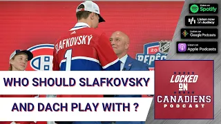 Montreal Canadiens next season: who should Juraj Slavkovsky and Kirby Dach play with next year?