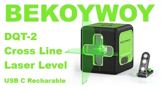 BEKOYWOY DQT-2 2 Line Green Laser Level