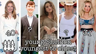 Young Sheldon Youngest To Oldest 2024