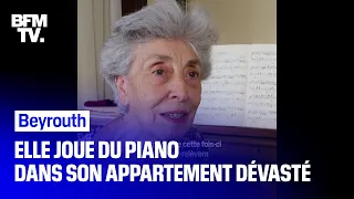 L'habitante de Beyrouth jouant du piano dans son appartement dévasté raconte son geste