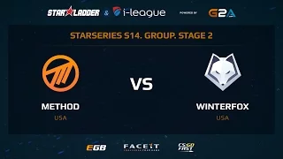 Method vs Winterfox - Map 3 - Mirage (SL i-League StarSeries XIV)