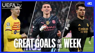 #UCL Great Goals Round of 16 1st leg | Lewandowski, Foden, Brahim...