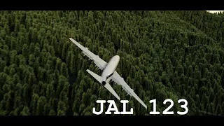 JAL123 animation based on FDR + CVR | 日本航空123便墜落事故アニメーション