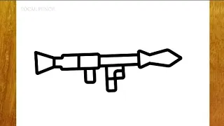 HOW TO DRAW A GUN ( RPG GUN)