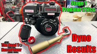 Predator 212cc Stage 1 With Dyno Results ~ The Road to Horsepower Ep1