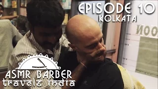 Indian Barber - Head and Back Massage with Neck and Ears Crack - ASMR no talking