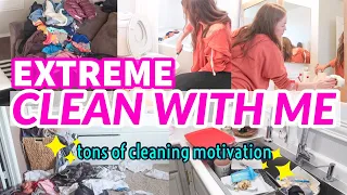 2021 EXTREME CLEAN WITH ME | TONS OF SPEED CLEANING MOTIVATION | SUPER MOTIVATING CLEAN UP WITH ME