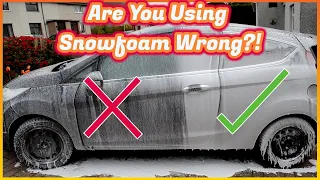 Are You Using Snowfoam WRONG?!