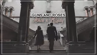 Athos and Milady (AU) || guns and roses