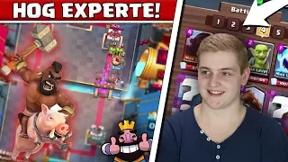 EINER DER BESTEN HOG SPIELER DER WELT! | Mit diesen Spielzügen zerstört er die Gegner! |Clash Royale