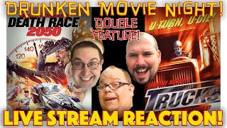 LIVE REACTION! Death Race 2050 / Trucks Double Feature - DRUNKEN MOVIE NIGHT