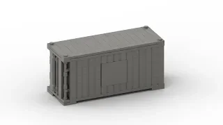 LEGO Shipping Container MOC - Step by step