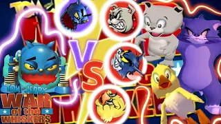 Who Will Win?!  Robot Cat VS Tyke & Tom & Duckling Stage That Sinking Feline