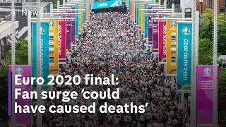 Euro 2020: Scathing review says there ‘could have been deaths’ at Wembley final following fan surge