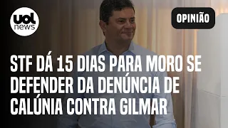Moro x Gilmar Mendes: STF dá 15 dias para senador se defender da denúncia de calúnia contra ministro