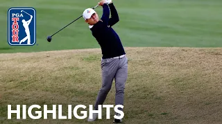 Si Woo Kim shoots 5-under 67 | Round 3 | The American Express | 2021