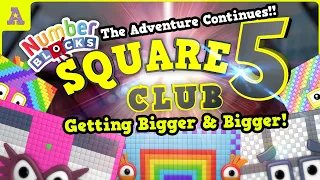 Numberblocks Square Club getting Bigger! 900+ Episode 5