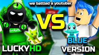 We Battled A Loomian Legacy YouTuber For Our First Official DOUBLE BATTLE! (Roblox)