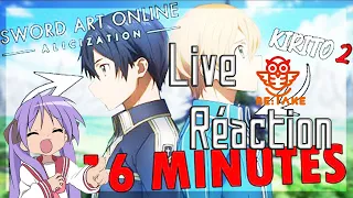 Live reaction sword art online III Parti 1 en 16 minute