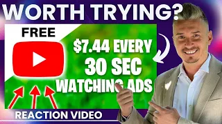 Earn $7.44 Every 30 Seconds WATCHING ADS (Make Money Online 2023) Reaction