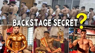 Backstage Secret at Mumbai University Shree Bodybuilding Competition Contest 2019