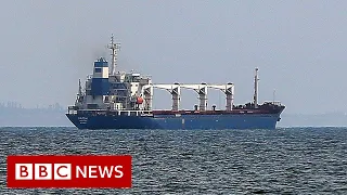 First grain ship out of Ukraine cleared to sail to Lebanon - BBC News