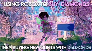 PIINKBLINKS: ROYALE HIGH DIAMONDS ARE FOREVER BUYING NEW OUTFITS!😁😁