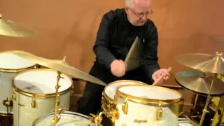 Rogers Louie Bellson Kit w/Full Gold Hardware/Cymbals