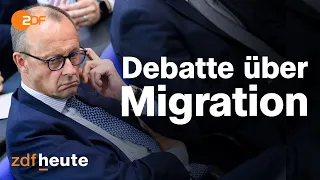 "Migration spürbar reduzieren": Bundestag debattiert über Migrations-Pakt  | Live