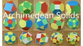 Paper Archimedean Solids