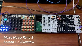 Make Noise René 2 Tutorial Lesson One: Overview