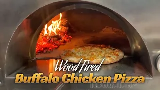 Buffalo Chicken Pizza in Wood Fired Oven - Recipe by ilFornino