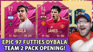EPIC FUTTIES 97 Rated Paulo Dybala SBC - Daniel James - Team 2 Pack Opening FIFA 21 Ultimate Team