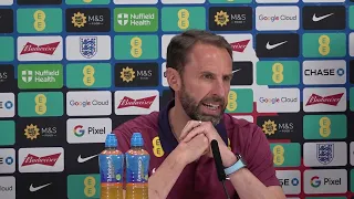 ENGLAND PRESS CONFERENCE: Gareth Southgate Names His 26 Man Squad for Euro 2024 (With Declan Rice)