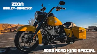 2023 Harley-Davidson FLHRXS Road King Special 114 in Industrial Yellow | Zion H-D Bike of the Week
